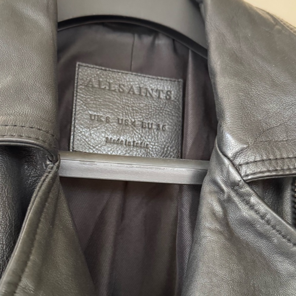 All-Saints Conroy Leather Biker (US4) - Picture 10 of 14
